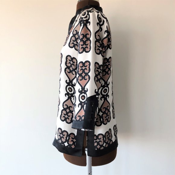 Moroccan Inspired Silk Top - Picture 4 of 7